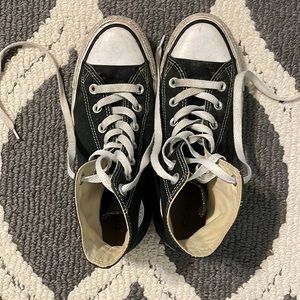 Black High Top Converse Shoes